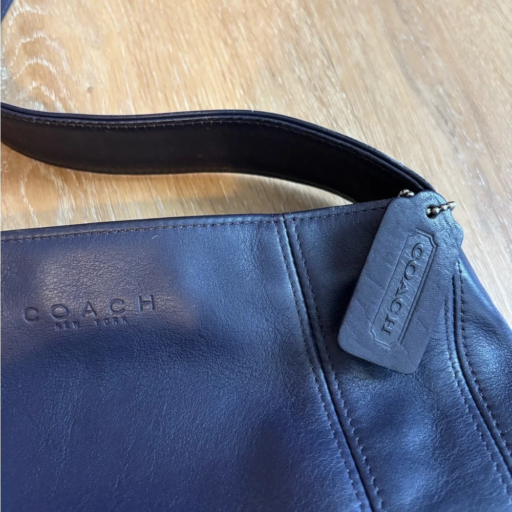 Coach Lexington Purple Leather Zip Crossbody Made In Dr Style 4186 - Picture 3 of 11